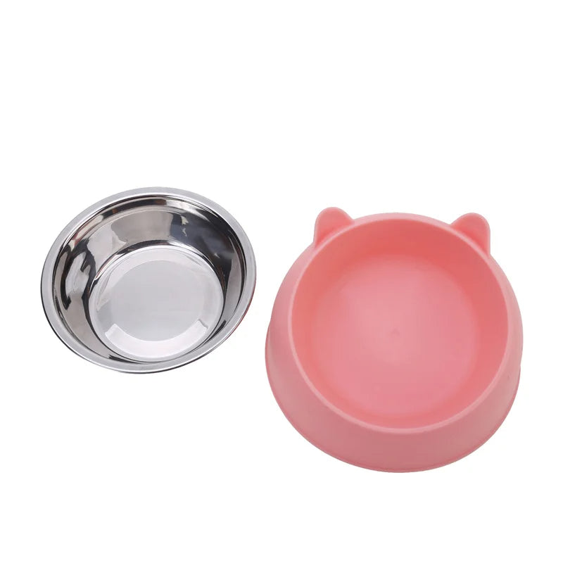 Inclined stainless steel cat food bowl for kittens and puppies

Creative ergonomic pet feeding bowl for cats and dogs

Non-slip stainless steel pet food and water bowl

Durable inclined bowl for dog and cat feeding

Hygienic stainless steel pet feeder for small animals