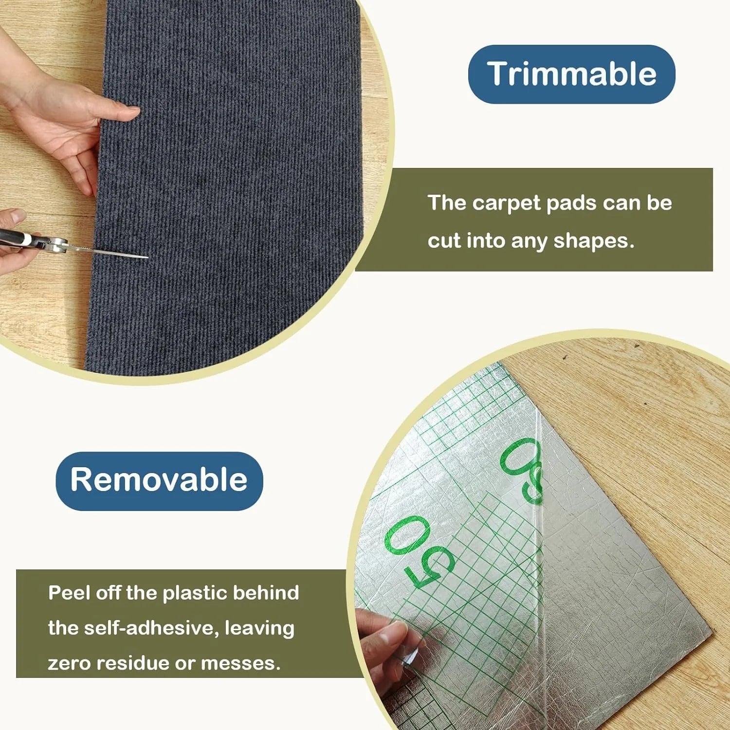 Self-adhesive anti-cat scratch mat for sofa protection

Trimmable furniture protector pad for cats

Durable polyester cat scratch guard for walls and couches

Peel-and-stick cat scratching mat for indoor furniture

Custom cut cat scratch protector for home surfaces