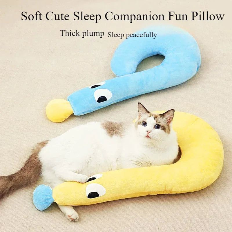 Soft Neck Pillow for Dogs and Cats - Cozy Support for Rest & Travel