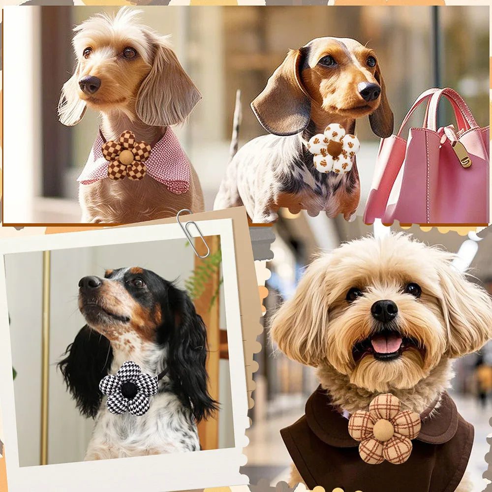 Adjustable puppy bowtie for small dogs

Cute dog bowtie made from soft, pet-safe fabric

Lightweight puppy bowtie accessory with secure adjustable strap

