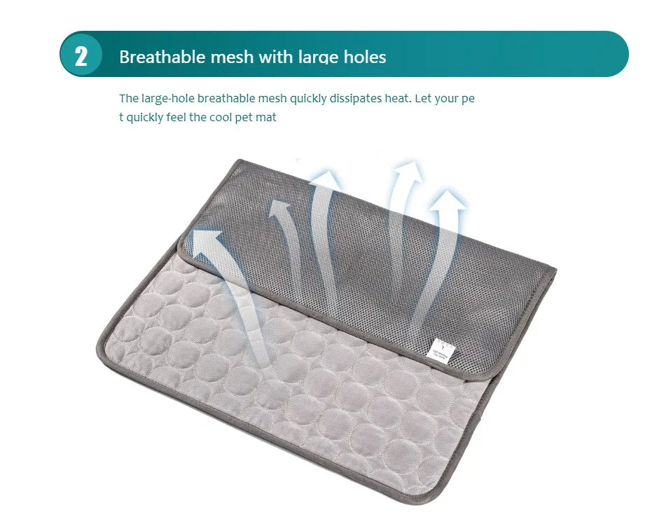 Extra large dog cooling mat for summer heat relief

Washable pet cooling blanket for cats and dogs

Self-cooling pet bed for big and small dogs

Durable summer cooling pad for pets

Lightweight and comfortable dog cooling